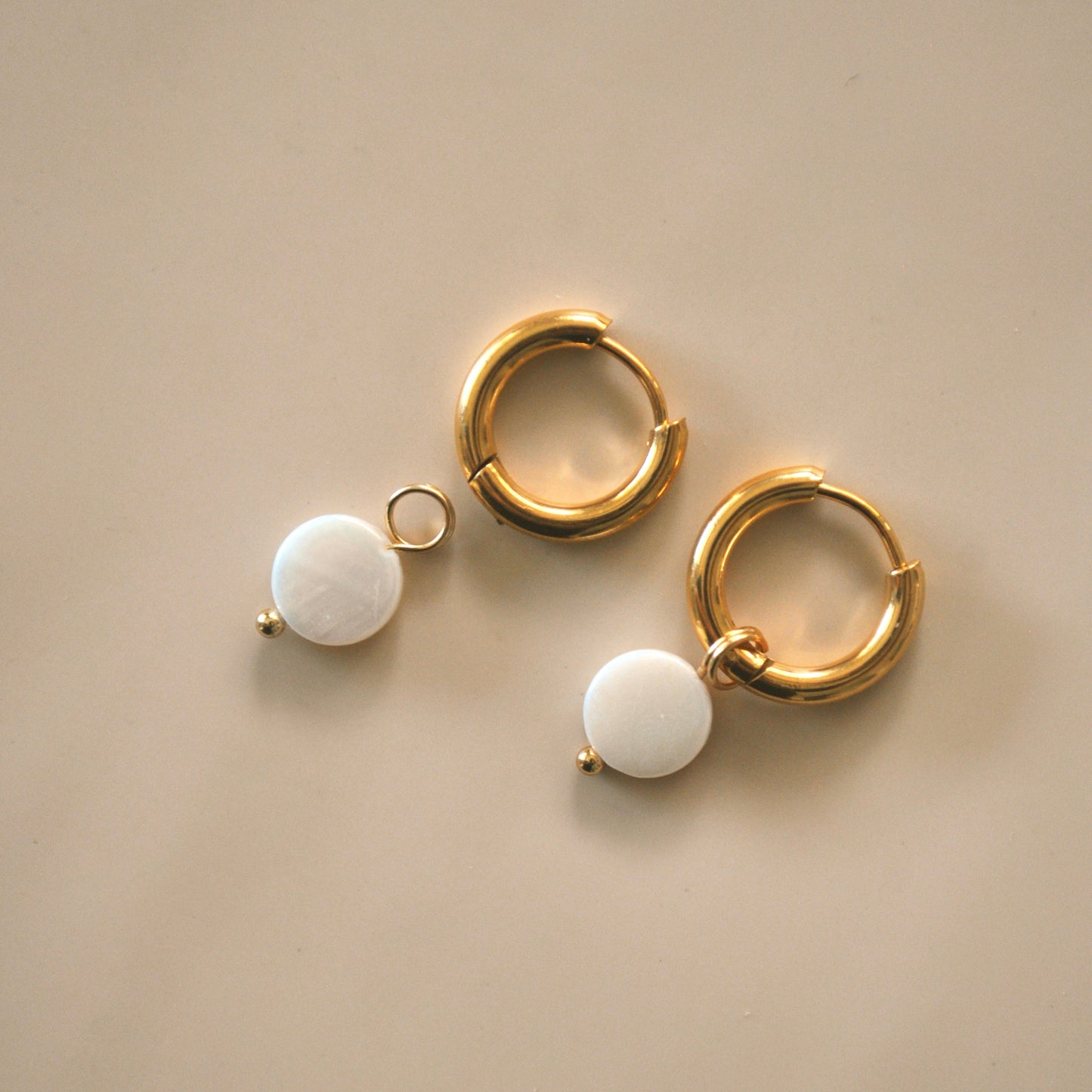 Coin Pearl Charm