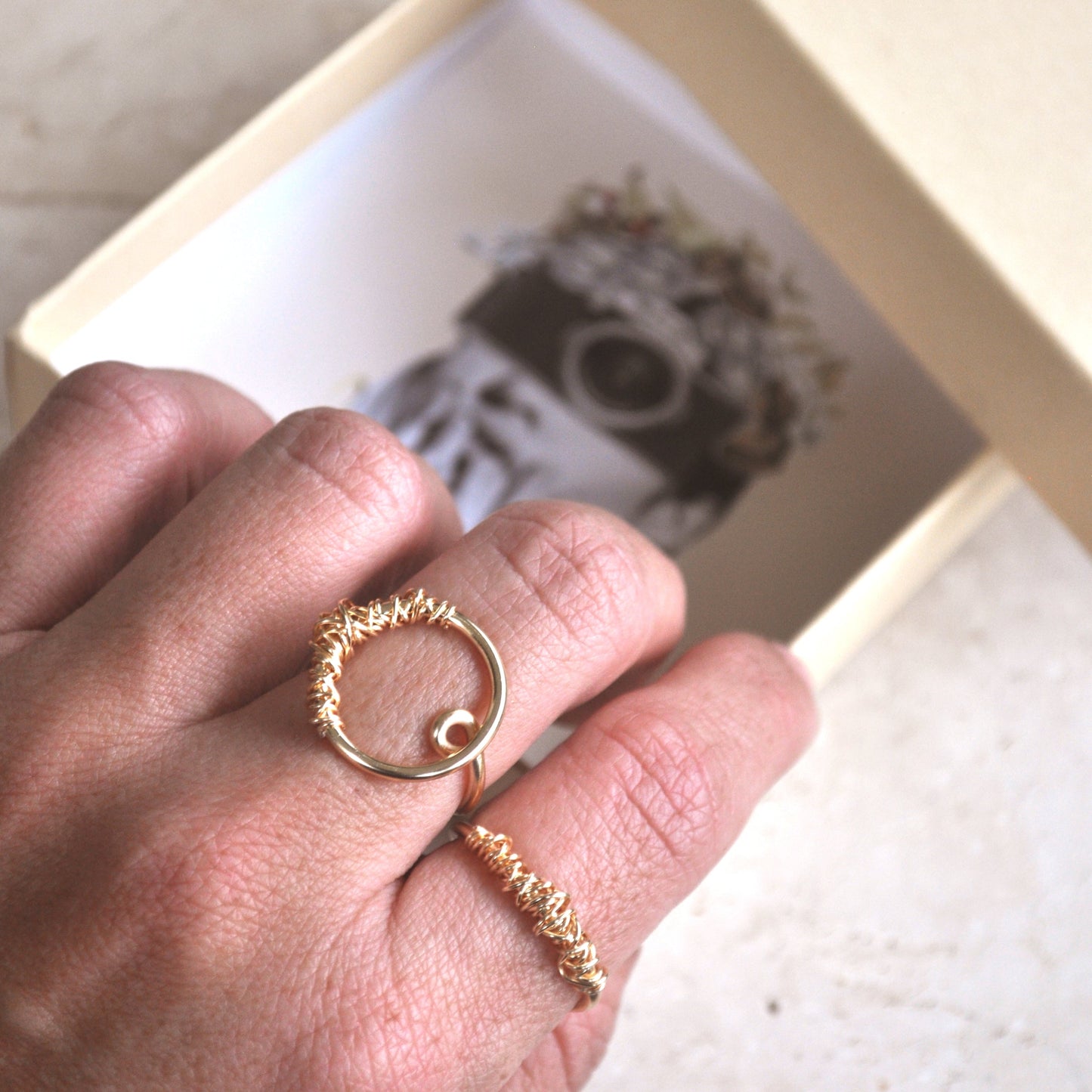 Circle Knot Ring small