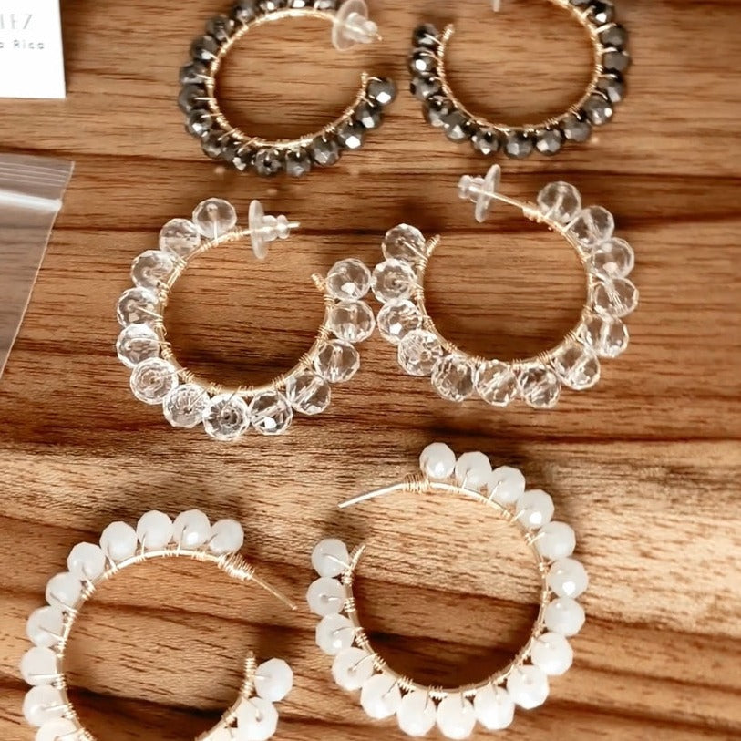 SPARKLE HOOPS - L