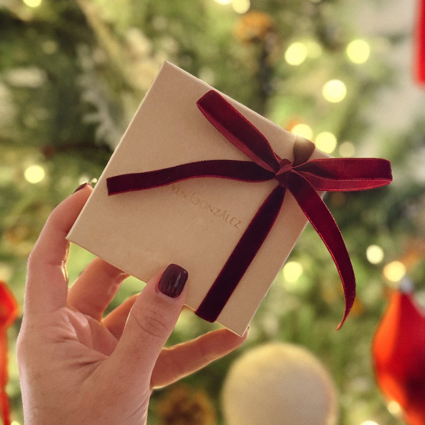 Empaque para regalo beige