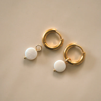 Coin Pearl Charm