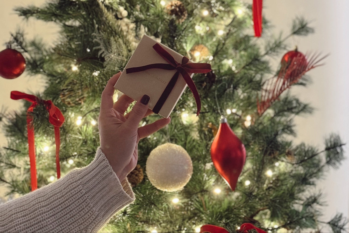 Empaque para regalo beige