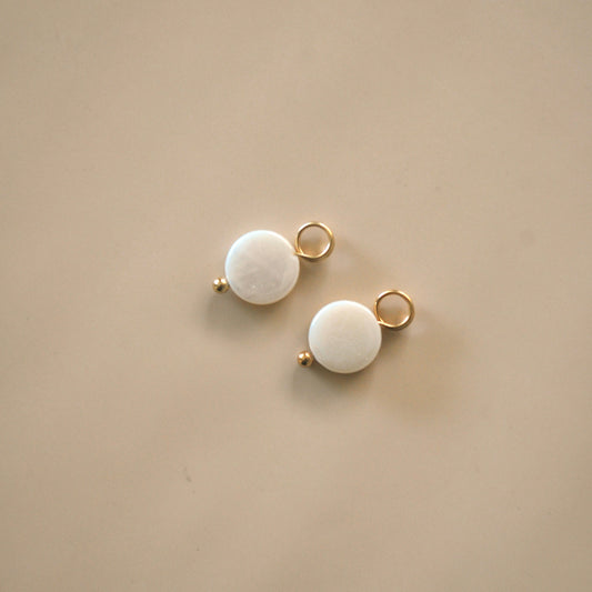 Coin Pearl Charm