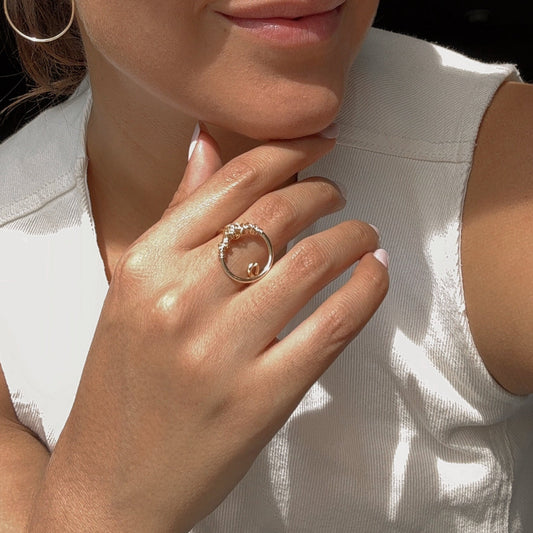 Circle Knot Ring small