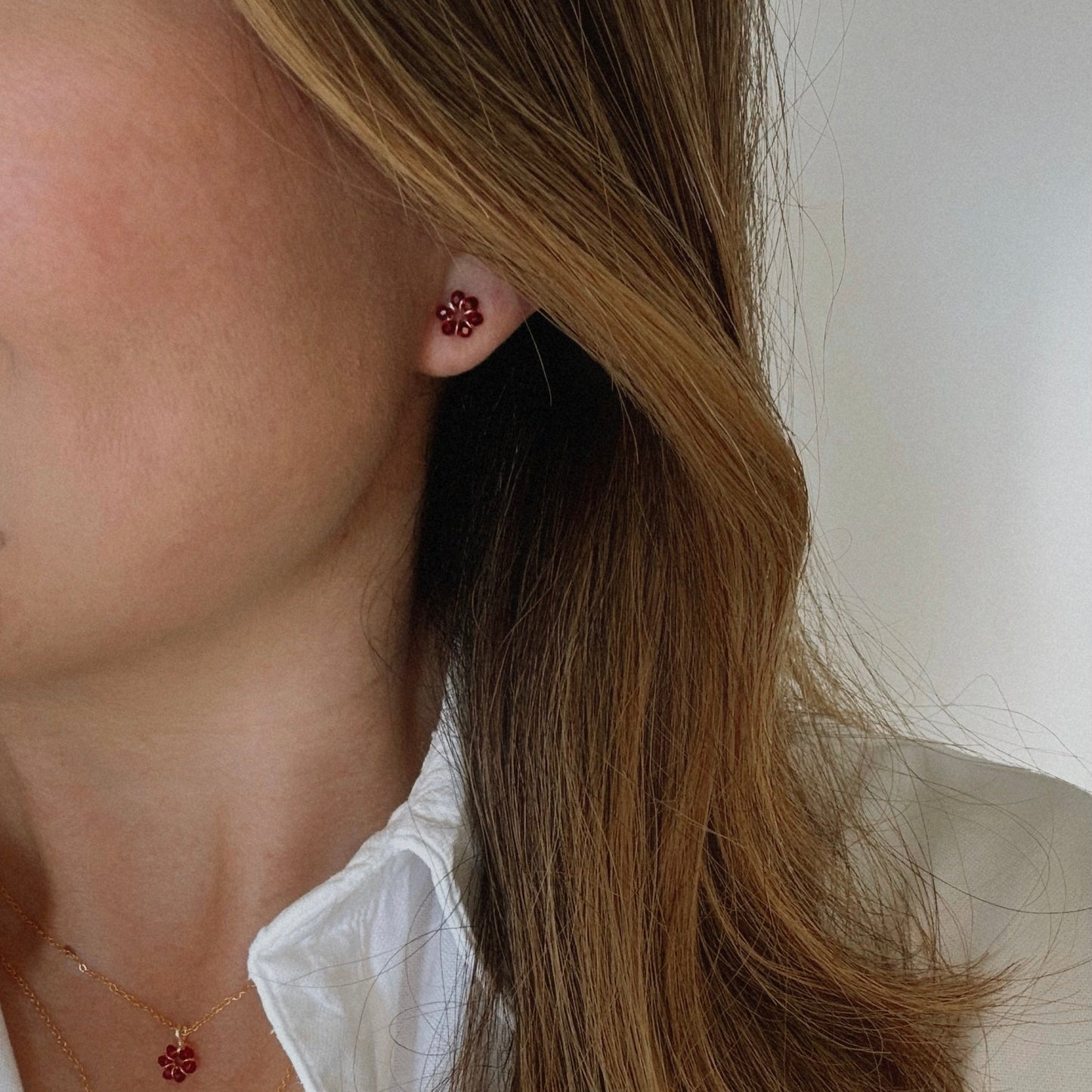 Camelia Studs