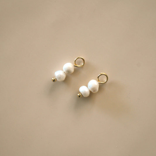 Double Pearl Charm