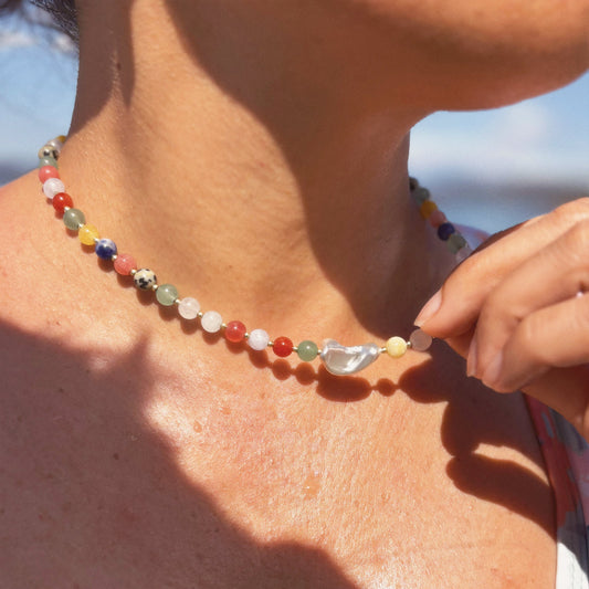 Collar Piedras Multi-color
