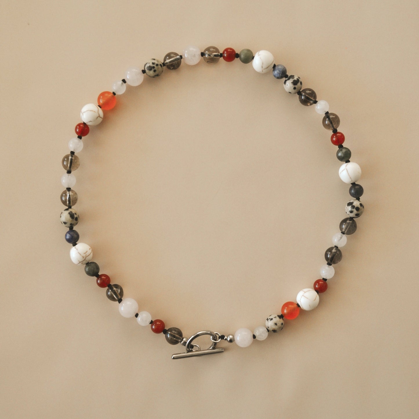 Collar Mixto Plateado